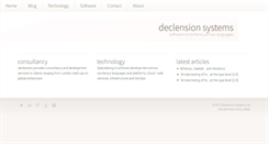 Desktop Screenshot of declension.net