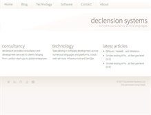Tablet Screenshot of declension.net